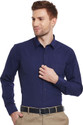 English Navy Men Solid Formal Dark Blue