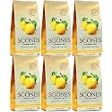 English Scone Mix, Lemon Poppyseed by Sticky Fingers Bakeries – Easy to Make English Scones Fresh Baked, Makes 12 Scones (6 pk)