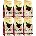 English Scone Mix with Raspberry by Sticky Fingers Bakeries – Easy to Make English Scones Fresh Baked, Makes 12 Scones (6pk)