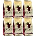 English Scone Mix, Raspberry White Chocolate by Sticky Fingers Bakeries – Easy to Make English Scones Fresh Baked, Makes 12 Scones (6pk)