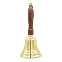 Engravable Solid Brass School Bell and Teacher Handbell (X-Large, Engraved)
