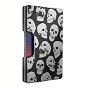 Engraved Aluminum Wallet for Men - Slim Money Clip &amp; Card Holder with Engraved Finish. Enhanced RFID Blocking, Compact, Unique &amp; Minimalist Wallets