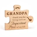 Engraved Block Puzzle Gifts For Grandpa, Grandpa Birthday Gifts, Fathers Day Gift Ideas, Home Decor Living Room, Father Day Gift From Granddaughter, Grandson (Grandpa)