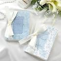 Engrowtic 2 Pcs Wedding Vow Books Wife and Husband with Ribbon Blue