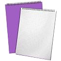 Engrowtic Top Spiral Graph Paper Notebook A4 70 Sheet, Purple, 1 Pack