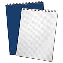 Engrowtic Top Spiral Graph Paper Notebook A4 70 Sheet, Dark Blue, 2 Pack