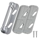 Enhon 1 Pack Screen Door Spring Strike Plate(Low Profile Spring,Silver)
