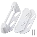 Enhon 1 Pack Screen Door Spring Strike Plate(High Profile Spring, White)