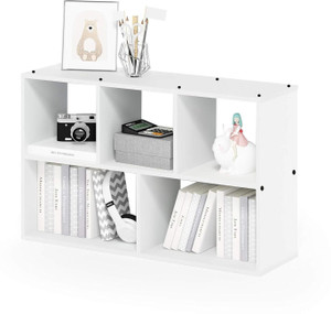 Enigmatic Woodworks 5 Cube Bookshelf Multi-Purpose Storage