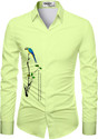 Enjoy fashion Unstitched Cotton Polyester Blend Shirt Fabric Printed
