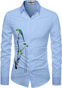 Enjoy fashion Unstitched Polycotton Shirt Fabric Printed