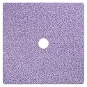 Enkosi Loofah Shower Mat with Drain Hole – Cushioned Anti-Slip Square Bath Mat for Showers, and Bathroom Floors – Textured PVC, Non Slip Safety Pad for Walk-in Stalls and Wet Areas (27x27 Purple)