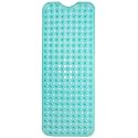 ENKOSI Non-Slip Bath Mat and Shower Mat 40x16 Extra Long, Clear Green