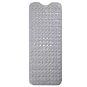 ENKOSI Non-Slip Bath Mat and Shower Mat 40x16 Extra Long, Gray