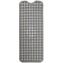 ENKOSI Non-Slip Bath Mat and Shower Mat 40x16 Extra Long, Clear Gray