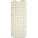 ENKOSI Non-Slip Bath Mat and Shower Mat 40x16 Extra Long, Pearl White