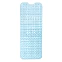 ENKOSI Non-Slip Bath Mat and Shower Mat 40x16 Extra Long, Light Blue