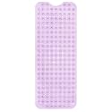 ENKOSI Non-Slip Bath Mat and Shower Mat 40x16 Extra Long, Clear Purple