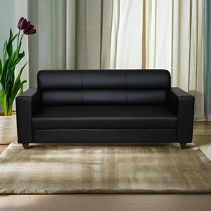 enlay leatherette 3 seater  sofa