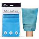 ENLIWISH Korean Beauty Skin Exfoliating Bath Scrub Gloves 2Pcs - Bath Wash Towel Korean Exfoliating Towel Body Beauty Back Scrubber For Shower (Blue)