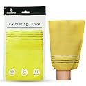 ENLIWISH Korean Beauty Skin Exfoliating Bath Scrub Gloves 2Pcs - Bath Wash Towel Korean Exfoliating Towel Body Beauty Back Scrubber For Shower (Yellow)