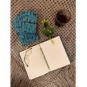 Enlomed Crafts All Purpose Diary Set of 4 (50 Pages) Diary 1 (20 cm,15,2) Diary 2 (18,12,2) Diary 3 (15,10,2) Diary 4 (13,9,2) (Blue Black)