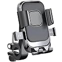 ENNIX Bike Mobile Holder for Bicycle Scooter & Motorcycle | 360 Degree Rotatable Handlebar Phone Mount with Shock Absorption & Secure Lock | Mobile Stand for 4 to 6.9 Inch Smartphones | Black