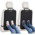 Enovoe Kick Mats Back Seat Protector for Kids - 2 Pack - Premium Quality Car Seat Back Cover Offers Waterproof Protection of Your Upholstery from Mud and Scratches - Backseats Kick Protector for Child