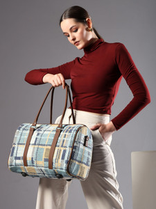 ensac expandable cottonjacquard travelling duffel bags for men and women duffel without wheels