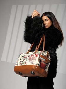 ensac expandable cottonjacquard travelling duffel bags for men and women duffel without wheels