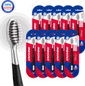 Enshine Expert Protection Toothbrush For Adults | Deep Plaque Removal | Non-Slip Grip Ultra Soft Toothbrush (Pack of 10)