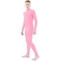Ensnovo Adult Spandex Turtleneck Long Sleeve One Piece Unitard Bodysuit Dancewear