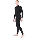 Ensnovo Adult Spandex Turtleneck Long Sleeve One Piece Unitard Bodysuit Dancewear
