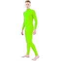 Ensnovo Adult Spandex Turtleneck Long Sleeve One Piece Unitard Bodysuit Dancewear