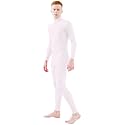 Ensnovo Adult Spandex Turtleneck Long Sleeve One Piece Unitard Bodysuit Dancewear