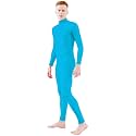 Ensnovo Adult Spandex Turtleneck Long Sleeve One Piece Unitard Bodysuit Dancewear