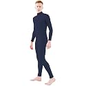 Ensnovo Adult Spandex Turtleneck Long Sleeve One Piece Unitard Bodysuit Dancewear