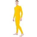 Ensnovo Adult Spandex Turtleneck Long Sleeve One Piece Unitard Bodysuit Dancewear