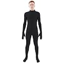 Ensnovo Mens Mock Neck Full Body Unitard Spandex Zentai Suits Costumes