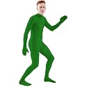 Ensnovo Mens Mock Neck Full Body Unitard Spandex Zentai Suits Costumes