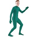 Ensnovo Mens Mock Neck Full Body Unitard Spandex Zentai Suits Costumes