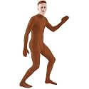 Ensnovo Mens Mock Neck Full Body Unitard Spandex Zentai Suits Costumes