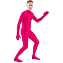 Ensnovo Mens Mock Neck Full Body Unitard Spandex Zentai Suits Costumes