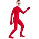 Ensnovo Mens Mock Neck Full Body Unitard Spandex Zentai Suits Costumes