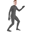 Ensnovo Mens Mock Neck Full Body Unitard Spandex Zentai Suits Costumes