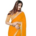 Women's Embroidery Work Silk Saree With Blouse Piece
