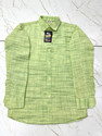 A A ENTERPRISES Men Striped Casual Green