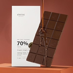 Entisi Dark Chocolate Bar - Chocolates In