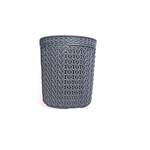 net multipurpose hollow round plastic basket - small items organizer for spoons pencils brushes cutlery stationery - portable desk storage for home amp office q-1