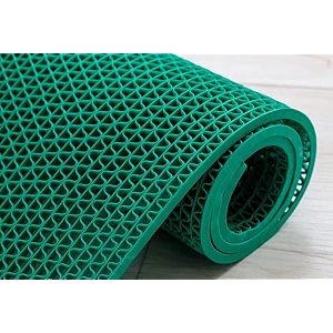 anti skid amp multipurpose rubber mat  bathroom mat  shower mat  carpet  rugs  rainmat  swimming pool mat  green 4x16ft